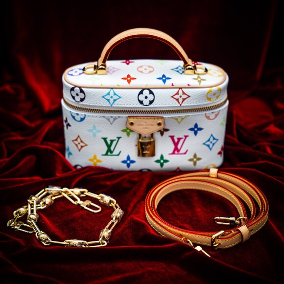 Louis Vuitton x Takashi Murakami Vanity Chain Pouch M13662 LV x TM BNIB - Picture 10 of 16